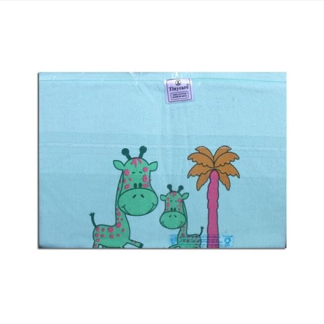 Tiny Care Baby Towel (Double Terry) 331A Colour- Green - Image 2