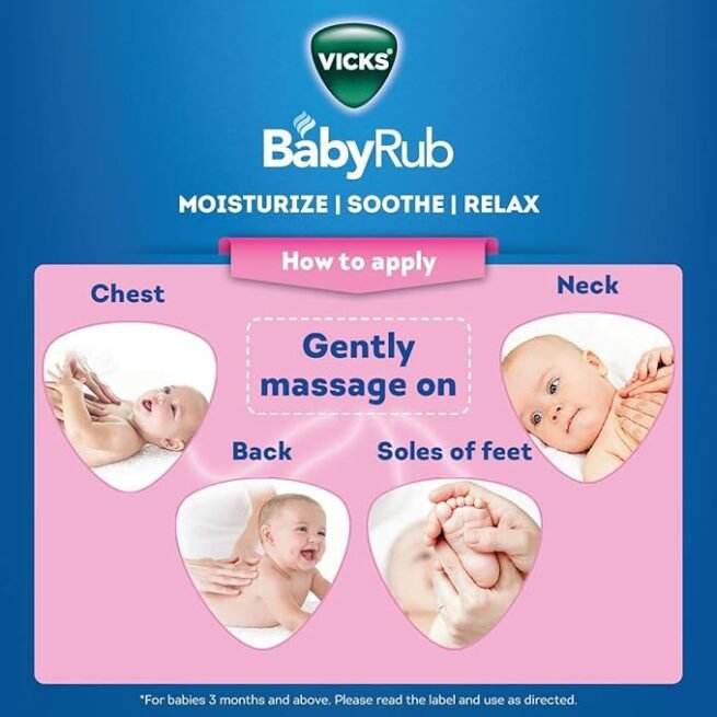 Vicks BabyRub 25ml, Specifically for Babies-Moisturize - Image 3