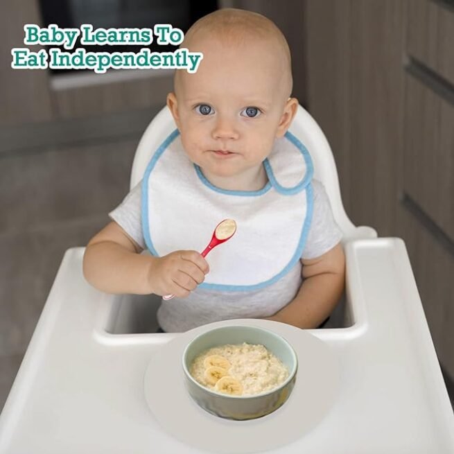 Mee Mee Baby Feeding Spoon | BPA-Free Baby Spoon Heat Sensor Color - Image 2