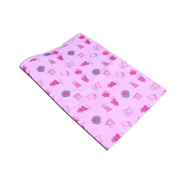 Tiny Care Baby Towel(Double Terry) Colour Printed 331D- Pink