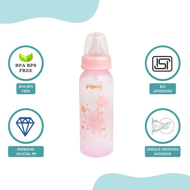 Pigeon Peristaltic Baby Clear Nursing/ Feeding Bottle RPP - Image 4