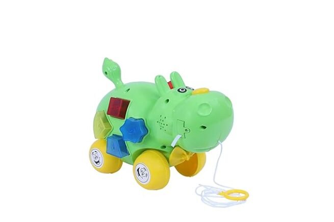 Toy Zone Baby Pull Along Hippo-71532