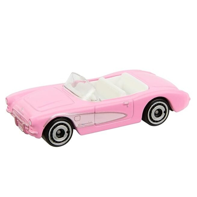 Hot Wheels Barbie The Movie Die-Cast Pink Corvette - Image 2