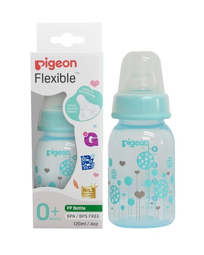 Pigeon Peristaltic Baby Clear Nursing/ Feeding Bottle RPP Nipple