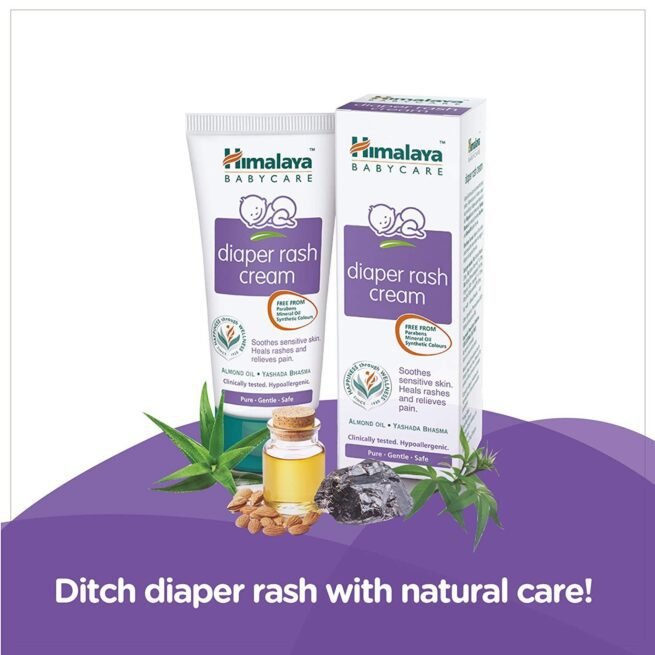 Himalaya Herbals Baby Diaper Rash Cream (20g) - Image 2