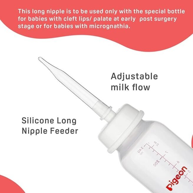 Pigeon Cleft Palate Nursing/Feeding Bottle 240 ml - Image 4