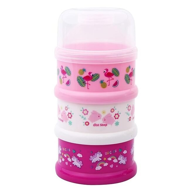 1st Step BPA Free Polypropylene 3-Tier Milk Powder Container - Image 6