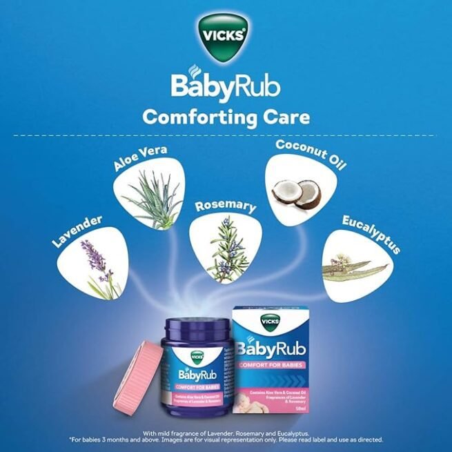 Vicks BabyRub 25ml, Specifically for Babies-Moisturize - Image 2