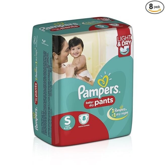 Pampers Small Size Diaper Pants - 8 Count