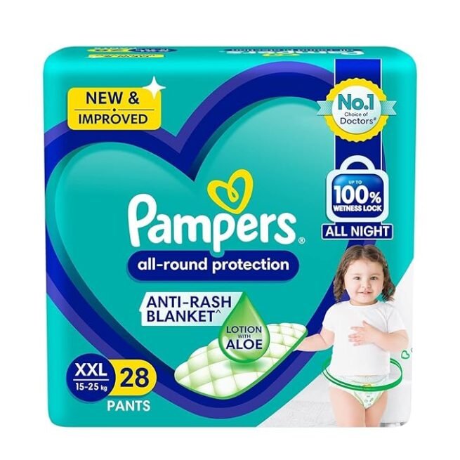 Pampers Baby New Diapers Pants, XXL (28 Count)