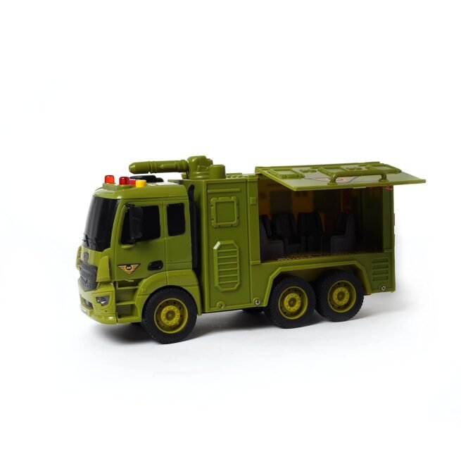 Toyzone Friction Powered Toy | Vehicles Truck | Army Rescue Truck