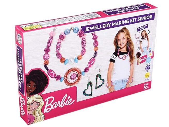 RATNA'S Acrylic Barbie Jewellery Making Kit Senior for Girls