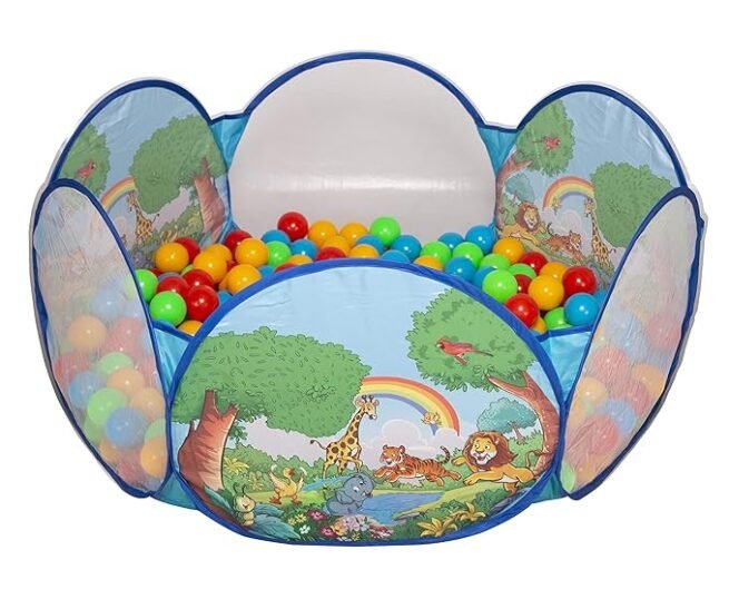 Lotus Ball Pool for Kids-Ball Pool with 50 Colourful Balls - Image 3