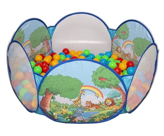 Lotus Ball Pool for Kids-Ball Pool with 50 Colourful Balls - Image 2