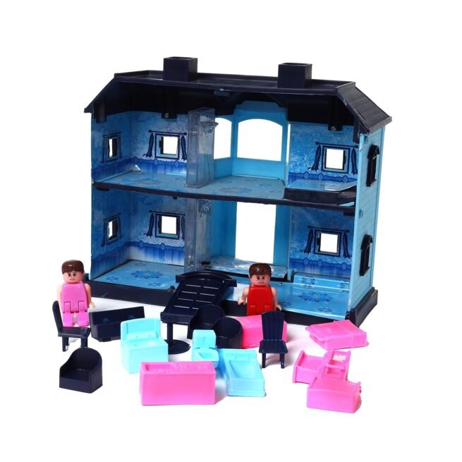 Toyzone Doll House (24 Pcs) |  Doll House Play Set - Image 3