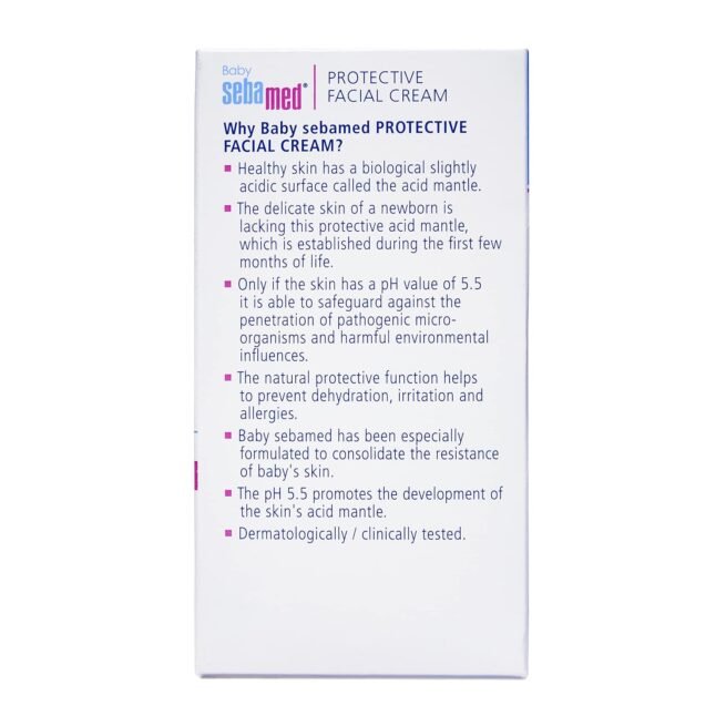 Sebamed Baby Protective Facial Cream 50ml - Image 4