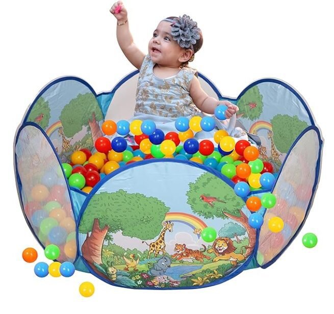 Lotus Ball Pool for Kids-Ball Pool with 50 Colourful Balls