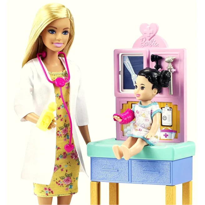 Barbie doll set with Accessories -Pediatrician Playset - Image 3