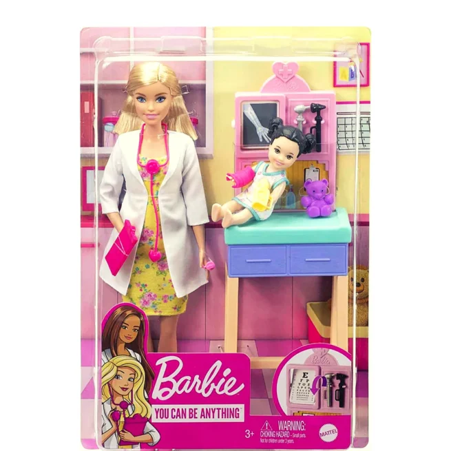 Barbie doll set with Accessories -Pediatrician Playset - Image 2