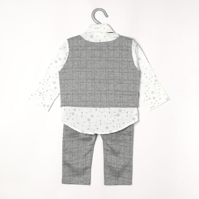 Charming Cocoa Delight: Chocolate Baby Set and Suit for Boys - Image 2