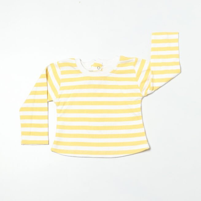 Sunny Splendor: Chocolate Baby Brand Yellow and White Dress Set for Girls - Image 6