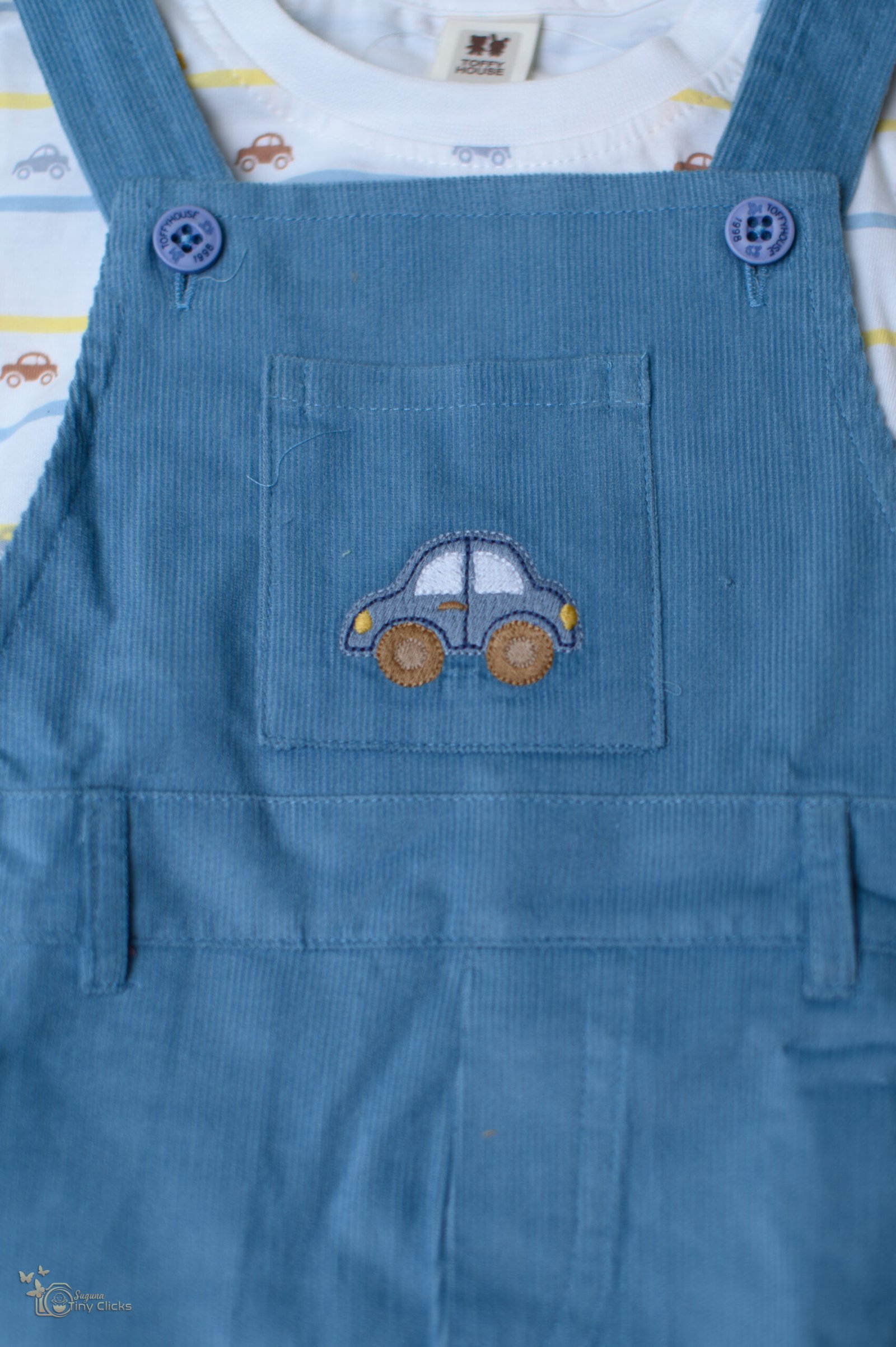 BOY WOVEN HALF DUNGAREE - Image 3