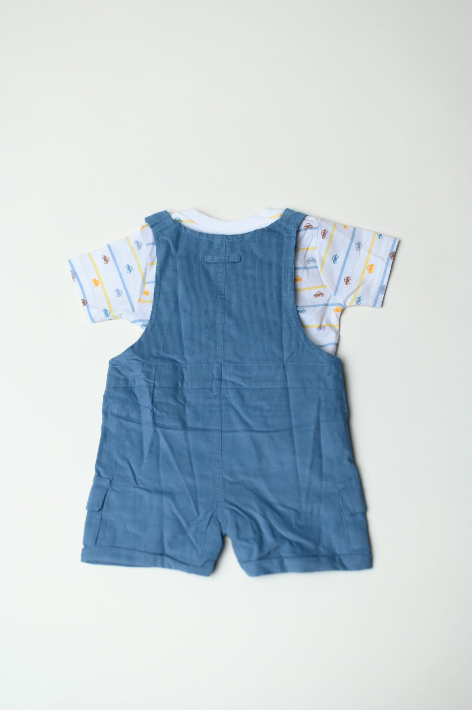 BOY WOVEN HALF DUNGAREE - Image 4