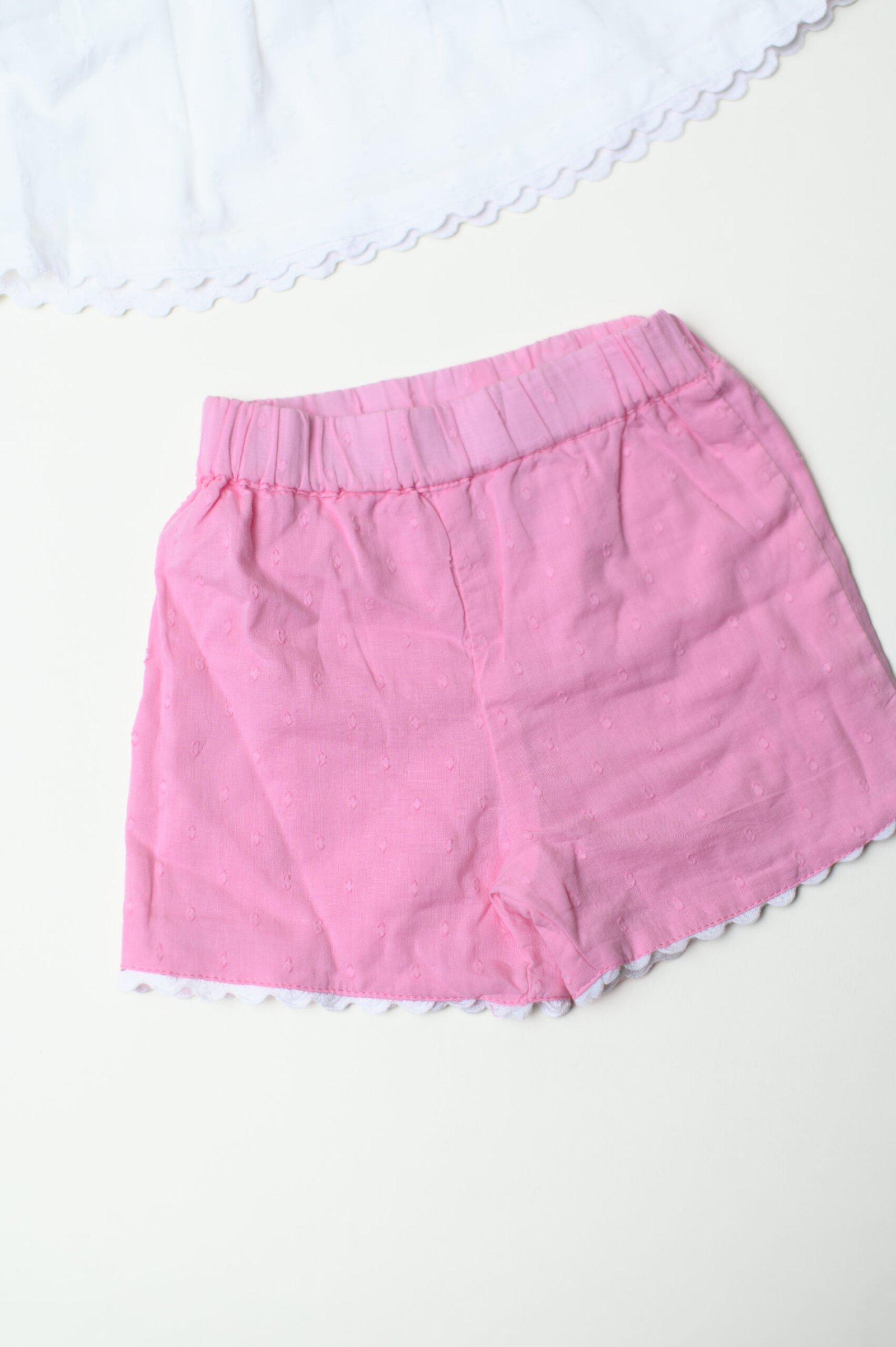 Baby Girl Floral Embroidered Dress & Shorts Set - Image 3