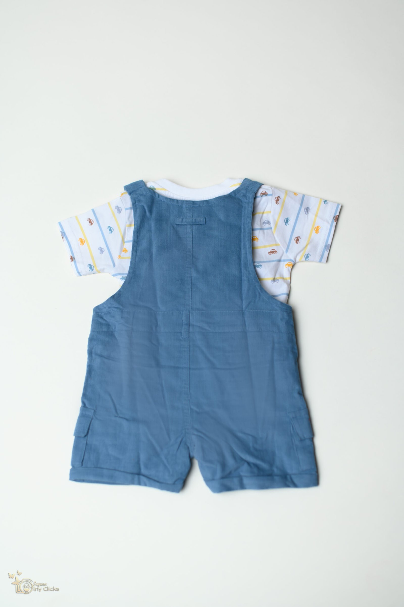 BOY WOVEN HALF DUNGAREE - Image 5