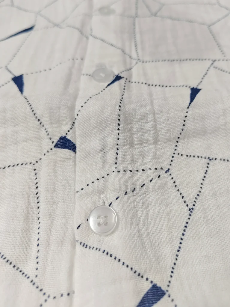 Geometric Print Kids Shirt_Texture